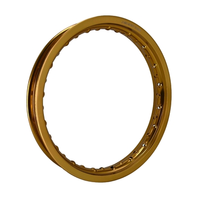 Oro Última Anodización Retro 14x1.40 Ruedas de motocicleta