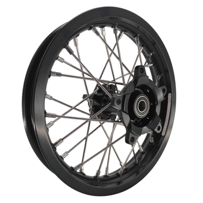 Perfecto reemplazo de las ruedas de Pitbike Kid para KTM 65 SX 2002-2024 Plata Negro