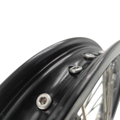 Perfecto reemplazo de las ruedas de Pitbike Kid para KTM 65 SX 2002-2024 Plata Negro
