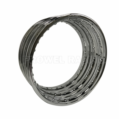 Rodillas de acero para motocicletas 2.15x18 Rodillas de acero cromado