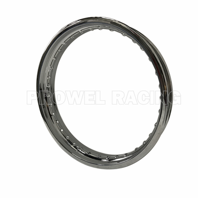 Rodillas de acero para motocicletas 2.15x18 Rodillas de acero cromado