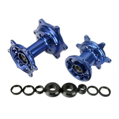 Hubs de ruedas de motocicleta azul personalizados y perfectos para YZF250F 450F WR250F 450F YZ250 03-22