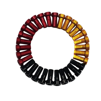 Reemplazo/reparación Propósito Anodizado Spline Drive pezones 4,0 mm 3,50 mm