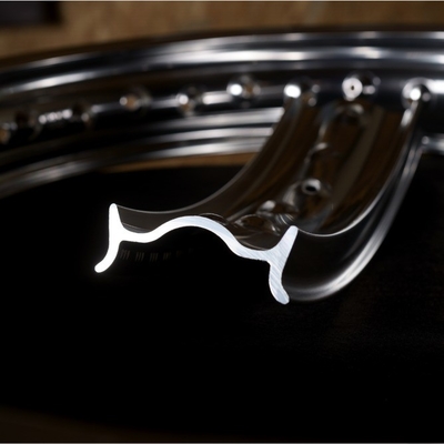 H 1.85-19&quot; 36HOLES 40HOLES Acront estilo Valanced de aleación de motocicletas llantas de color pulido