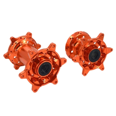 Precisión CNC mecanizado naranja MX ruedas delanteras traseras centros de juego para KTM 125-530 2003-2017
