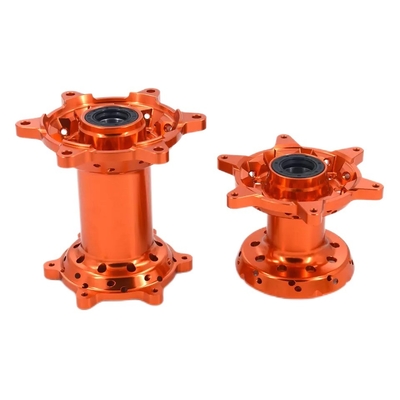 Precisión CNC mecanizado naranja MX ruedas delanteras traseras centros de juego para KTM 125-530 2003-2017