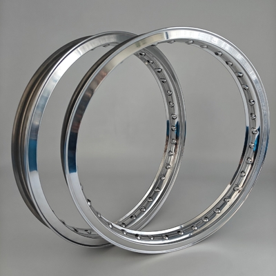 H 1.85-19&quot; 36HOLES 40HOLES Acront estilo Valanced de aleación de motocicletas llantas de color pulido