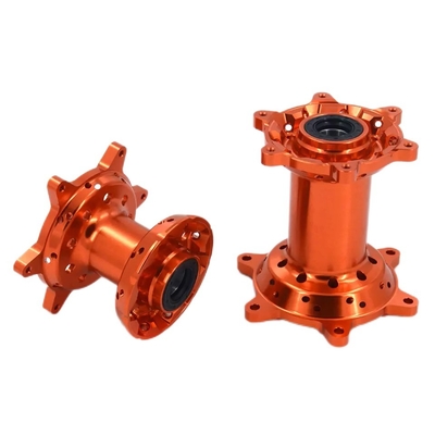 Precisión CNC mecanizado naranja MX ruedas delanteras traseras centros de juego para KTM 125-530 2003-2017