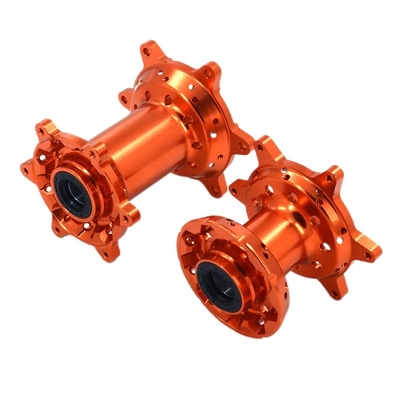 Precisión CNC mecanizado naranja MX ruedas delanteras traseras centros de juego para KTM 125-530 2003-2017
