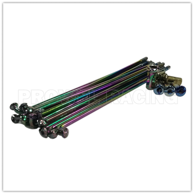 Acero inoxidable acabado Hex cabeza interna rayos y pezones para motocicletas de todo el camino