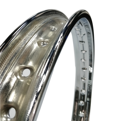 WM 1.85-18&quot; 36 agujeros de la motocicleta de acero cromo