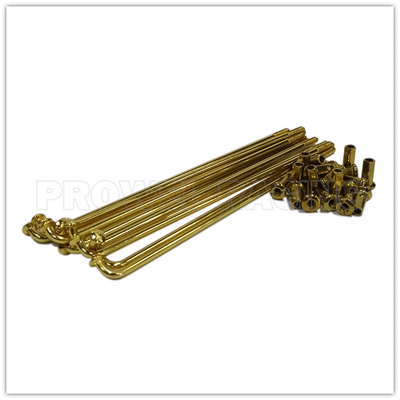 Cuchillos y pezones de latón recubiertos de negro para 8G 9G 10G Kit de cuchillos de acero al carbono para motocicletas