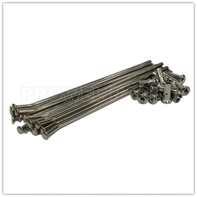 Cuchillos y pezones de latón recubiertos de negro para 8G 9G 10G Kit de cuchillos de acero al carbono para motocicletas