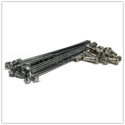 Cuchillos y pezones de latón recubiertos de negro para 8G 9G 10G Kit de cuchillos de acero al carbono para motocicletas