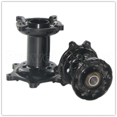 Motocicleta CNC ruedas delanteras traseras centros de carga kits en plata para RMZ 250 07-18 RMZ 450 05-18