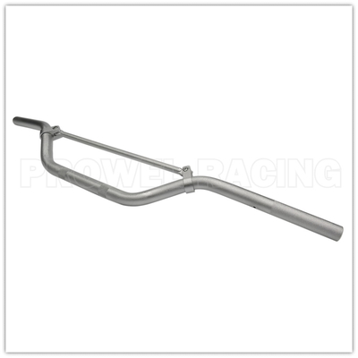 Barra de mango de aluminio resistente y ligera para motocicleta de tierra Barra de cruz cuádruple en naranja