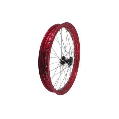16 pulgadas Rojo ruedas de motocicleta llantas y juegos de ruedas de aleación de aluminio para un rendimiento óptimo