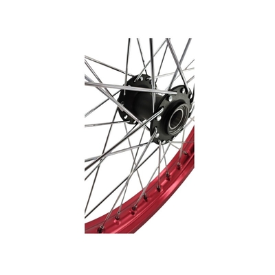 16 pulgadas Rojo ruedas de motocicleta llantas y juegos de ruedas de aleación de aluminio para un rendimiento óptimo