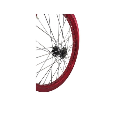 16 pulgadas Rojo ruedas de motocicleta llantas y juegos de ruedas de aleación de aluminio para un rendimiento óptimo