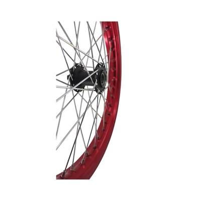 16 pulgadas Rojo ruedas de motocicleta llantas y juegos de ruedas de aleación de aluminio para un rendimiento óptimo