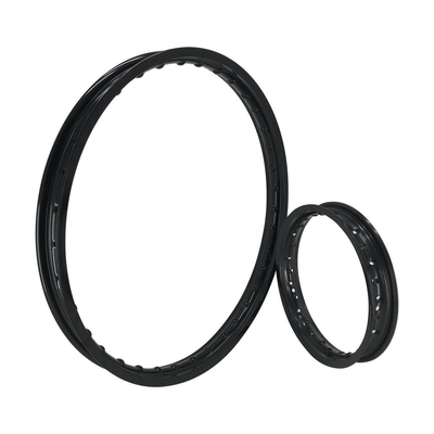 Ruedas de motocicleta negras de 23 pulgadas para reparación/reemplazo