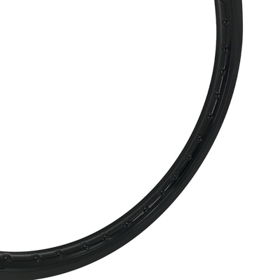 Ruedas de motocicleta negras de 23 pulgadas para reparación/reemplazo