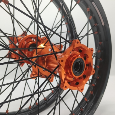 Reemplazar/reparar las ruedas anodizantes negras 21/18 Enduro para KTM EXC 125-530CC 2003-2023