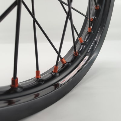 Reemplazar/reparar las ruedas anodizantes negras 21/18 Enduro para KTM EXC 125-530CC 2003-2023