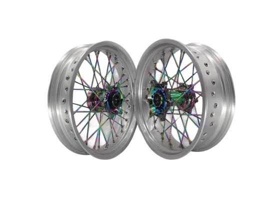 17" aleación de aluminio 7S-T6 ruedas de motocicleta colores personalizables