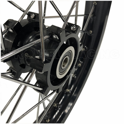 Aluminio 6061 T6 Pit Bike Rueda completa Ideal para reemplazo / reparación en carreras de niños