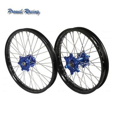 2006-2009 Yamaha YZ250F YZ450F Centros azules delantero 21&quot; trasero 19&quot; llantas completas
