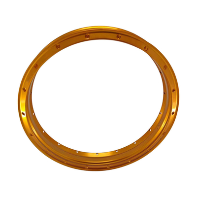 Reemplace sus ruedas viejas con 2,15x18 H-Formado Retro Oro Naranja Ruedas de aleación de motocicleta
