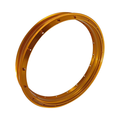 Reemplace sus ruedas viejas con 2,15x18 H-Formado Retro Oro Naranja Ruedas de aleación de motocicleta