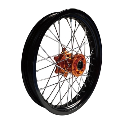 2.50-17 y 3.00x17 pulgadas de motocicleta de aleación de ruedas de espadas para SX250 diseño personalizado