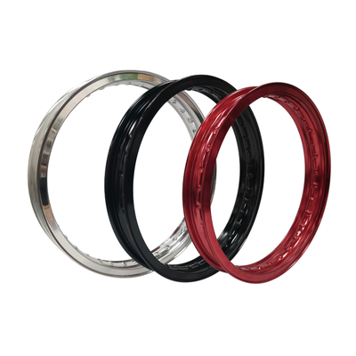 Bicicletas antiguas Rojo 1.85-18 &quot;Akront estilo Valanced Aleación de motocicletas llantas 6061 Material