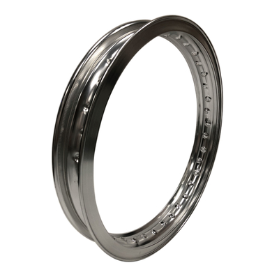 40 agujeros WM3 2.15-18 &quot;Inch Valanced Alloy Rim de la rueda de la motocicleta para bicicletas antiguas negras