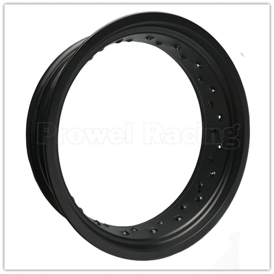 BLACK 7116 T6 MT 3.50 X 17 &quot;Remas de ruedas de aleación de Supermoto Mejorar el rendimiento de su CRF