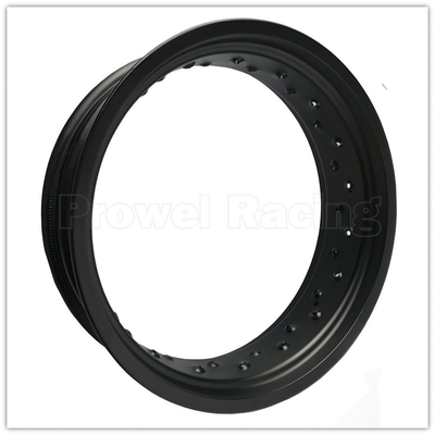 BLACK 7116 T6 MT 3.50 X 17 &quot;Remas de ruedas de aleación de Supermoto Mejorar el rendimiento de su CRF