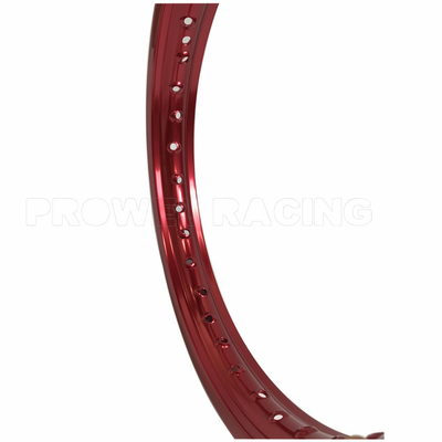 Anodizado WM 16 pulgadas de aluminio de aleación de motocicletas llantas para los requisitos del cliente