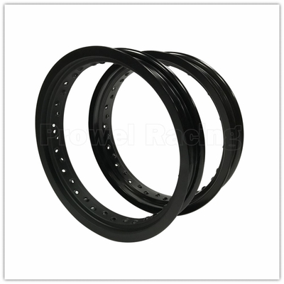 MT 3.0 x 17 Anodizado 40 agujeros de la motocicleta de tierra Supermoto Spoke aleación de motocicletas llantas