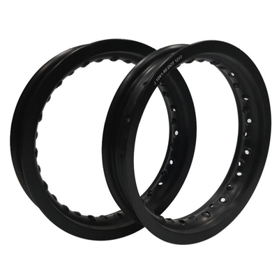10&quot; 12&quot; 14&quot; llantas de la rueda de la aleación de la motocicleta en negro brillante para las motocicletas de niños