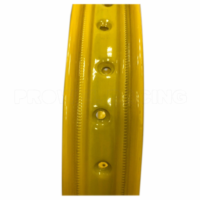 U 1.40X17 Ruedas de aleación de motocicleta en aluminio amarillo