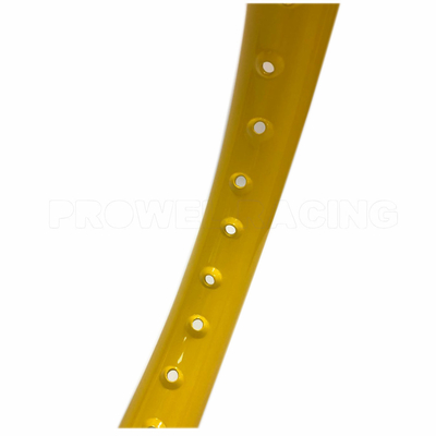 U 1.40X17 Ruedas de aleación de motocicleta en aluminio amarillo
