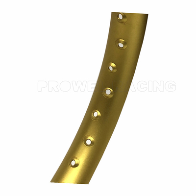 U Tipo Oro Aluminio de aleación de motocicletas llantas para 17 pulgadas en oro