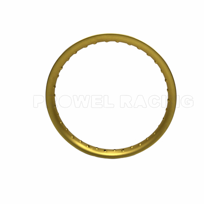 U Tipo Oro Aluminio de aleación de motocicletas llantas para 17 pulgadas en oro