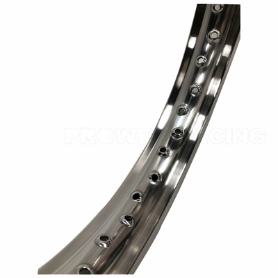 CRF 450 2.15x18 Cinturones de motocicleta de plata hechos de aleación de aluminio con pintura