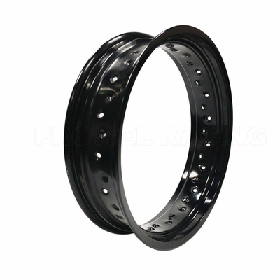4.25 x 17 pulgadas de motocicleta negro brillante llantas de aleación de aluminio para la personalización de supermotos
