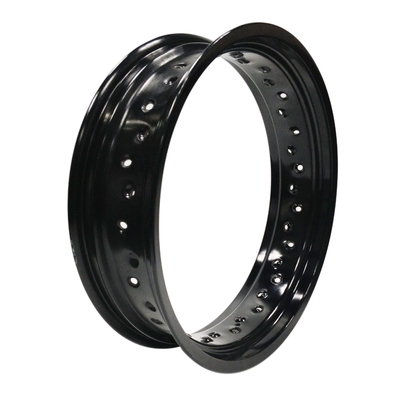 Alta confiabilidad y rendimiento 4.25 x 17 &quot;Rim de la rueda de aleación de Supermoto en negro
