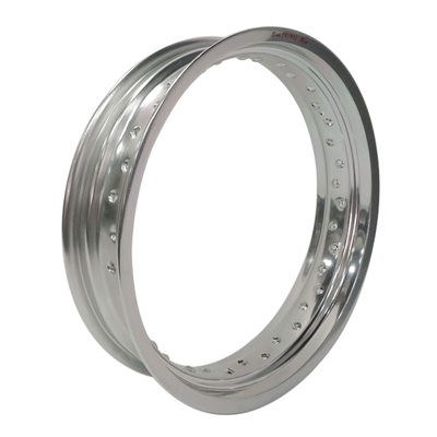 Alta confiabilidad y rendimiento 4.25 x 17 &quot;Rim de la rueda de aleación de Supermoto en negro
