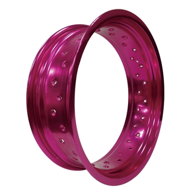 Alta confiabilidad y rendimiento 4.25 x 17 &quot;Rim de la rueda de aleación de Supermoto en negro
